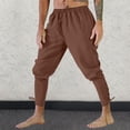 thumbnail image 2 of toraway Mens Shorts Casual 7 Inch Inseam Relaxed Fit Mens Comfortable Stylish Retro Gothic Leggings Drawstring Slacks S, 2 of 4