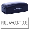 thumbnail image 1 of Large Pre-Inked Full Amount Due Stamp, Slim 1854, Ultra Slim Design, Impression Size 1-13/16" by 2-1/2", Up to 25,000 Impressions - Black Ink, 1 of 10