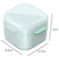 thumbnail image 2 of Estuche para dentaduras postizas, caja de baño para dentaduras postizas para viajar, cuidado limpio, protector bucal y dentaduras postizas, 2 of 5