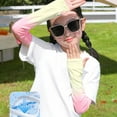 thumbnail image 3 of Arm Protection Sleeves for Little Girls Cooling Sun Sleeve with Thumb Hole Youth Outdoor Forearm Cover, 3 of 5