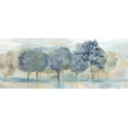 thumbnail image 2 of CoulterCynthia 14x8 White Modern Wood Framed Museum Art Print Titled - Treeline Reflection Panel, 2 of 4