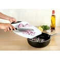 thumbnail image 2 of Dexas Chop & Scoop Cutting Board, 11 by 15 inches, White with Black Handle, 2 of 4