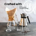 thumbnail image 4 of Pour-Over Glass Coffeemaker - Classic Series - 10-Cup - Exclusive Packaging, 4 of 6