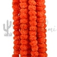 thumbnail image 6 of Marubhumi 5 Pcs of 4.5 Feet Long Strands Artificial Marigold Flowers Garland for Diwali, Traditional Indian Decor, Christmas Decor, Wedding Gift, Bush Floral Themed Party, DIY, Backdrop, 6 of 6