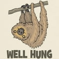 thumbnail image 3 of CafePress - The Well Hung Sloth T Shirt - Men's Classic Graphic T-Shirt, 3 of 4