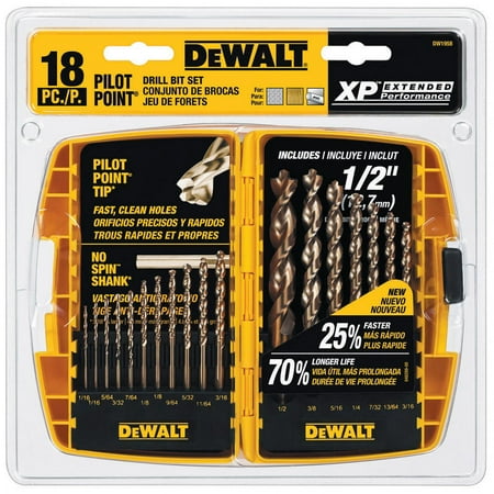 UPC: 0028877324050 | Dewalt Ferrous Drill Bit Set 18 Piece