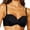 Black, variant on Gyexs Women's Sexy Lace Bra Fashion Bowknot Design Sheer Balconette Underwire Unlined Tshirt Everyday Bras Lingerie #Black