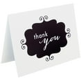 thumbnail image 3 of JAM Paper Thank You Card Sets, Black Foil Banner, 10/Pack, 3 of 4