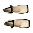 thumbnail image 2 of Zapatos de plataforma con hebilla, zapatos de plataforma con hebilla para mujer, zapatos de punta cuadrada cerrados, zapatos de plataforma con correa en el tobillo, solución innovadora, 2 of 9