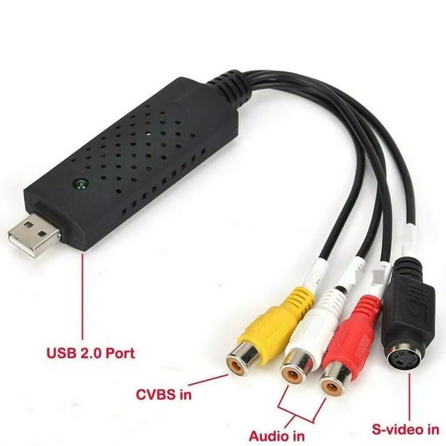 BotaniNest USB Video Card To USB Converter For PC Laptop Streaming Recording Compatible With Any Computer Device