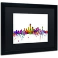 thumbnail image 2 of Trademark Fine Art ''Dallas Texas Skyline'' by Michael Tompsett 16" x 20" Black Matted Black Frame, 2 of 4