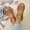 Brown, variant on OWUUcdse Women's Comfort Sandals, Strappy Beach Open Toe Non-slip Summer Shoes Brown Size 39