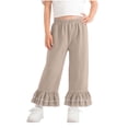 ATOGUTA Girls Hiking Pants Loose Sweatpants Elastic Waist Casual Jogger ...