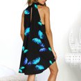 thumbnail image 5 of Summer Dresses For Women 2023 Sleeveless Round-Neck Dress Sexy Women's Fashion Sleeveless Printed Round Neck Loose Ladies Irregular Dress, 5 of 6