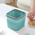 thumbnail image 1 of Feltree Mini Trash Can Miniature Plastic Trash Can Pressure Ring Countertop Trash Can for Bathroom Office Kitchen Desk Coffee Table, 1 of 7
