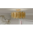 thumbnail image 2 of LIZ1716GFL Quoizel Lighting Liza - 3 Light Semi-Flush Mount In Modern Style-9.5 Inches Tall and 16 Inches Wide, 2 of 7