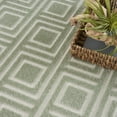 thumbnail image 6 of Nourison Casual 7'10" x 9'10" Green Modern Indoor Rug, 6 of 8