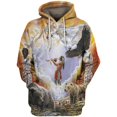 thumbnail image 1 of Sudaderas con capucha holgadas informales de estilo indio, jersey de manga larga de otoño, camisetas de gran tamaño, sudaderas para mujeres y hombres13SG Deng Xun  unisex, 1 of 2