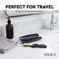 thumbnail image 6 of Radius Big Brush/Flex Brush Toothbrush Caviar Pearl Travel Case, 6 of 7