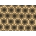 thumbnail image 1 of Ahgly Company Indoor Rectangle Patterned GoldenRod Gold Area Rugs, 7' x 9', 1 of 6