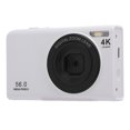 thumbnail image 1 of Cámara digital 56mp 4K Enfocque Autico Zoom Digital 16x, Cámaga de Vlogging Portátil Con Pantalla de 2,4 Pulgadas con Luz de Relleno, Videos para Videos de YouTube de, 1 of 7