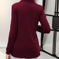 thumbnail image 7 of Weardear Womens Long Sleeve Tunic Tops for Leggings Casual Notch Collar Button Sweatshirts Pullover Shirts Tops, 7 of 7