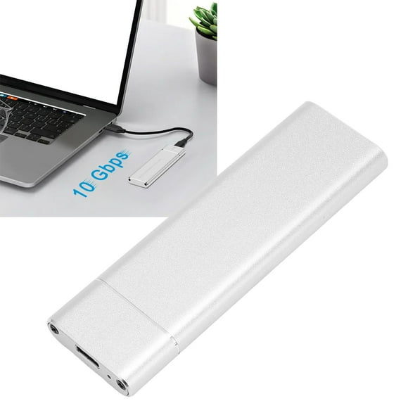 M.2 NVMe SSD Enclosure 2TB USB 3.1 Type C, High Speed 10Gbps, Aluminium Alloy, Widely Compatible With Win 7/8/8.1/10, , OS X, UASP Protocol