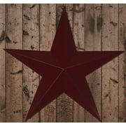 Rustic Red 12" Dimensional Barn Star by Primitive Home Decors