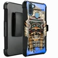 thumbnail image 1 of DALUX Hybrid Kickstand Holster Phone Case Compatible with SAMSUNG GALAXY A11 (2020) - Cherokee Chief Skull, 1 of 4
