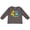 Charcoal Grey, variant on Inktastic 4th Birthday Robot Boys or Girls Long Sleeve Toddler T-Shirt