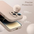 thumbnail image 6 of JETech Magnetic Silicone Case for iPhone 14 Pro Max 6.7-Inch, Compatible with MagSafe, Phone Cover with Camera Lens Full Protection (Gold), 6 of 6