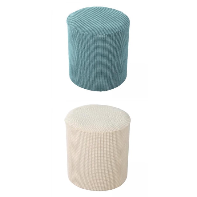 Funda protectora redonda suave Sunnimix 2-4 Piezas para Reposapiés Cubiertas para Taburetes 2 Piezas