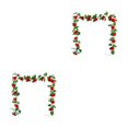 thumbnail image 2 of Cateissary Flores de tela para decoración de plantas de larga duración y en la oficina en el hogar tubería con flores de plantas simuladas en Type4 NO4, 2 of 6