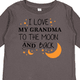 thumbnail image 4 of Inktastic I Love My Grandma to the Moon and Back Boys or Girls Long Sleeve Toddler T-Shirt, 4 of 5