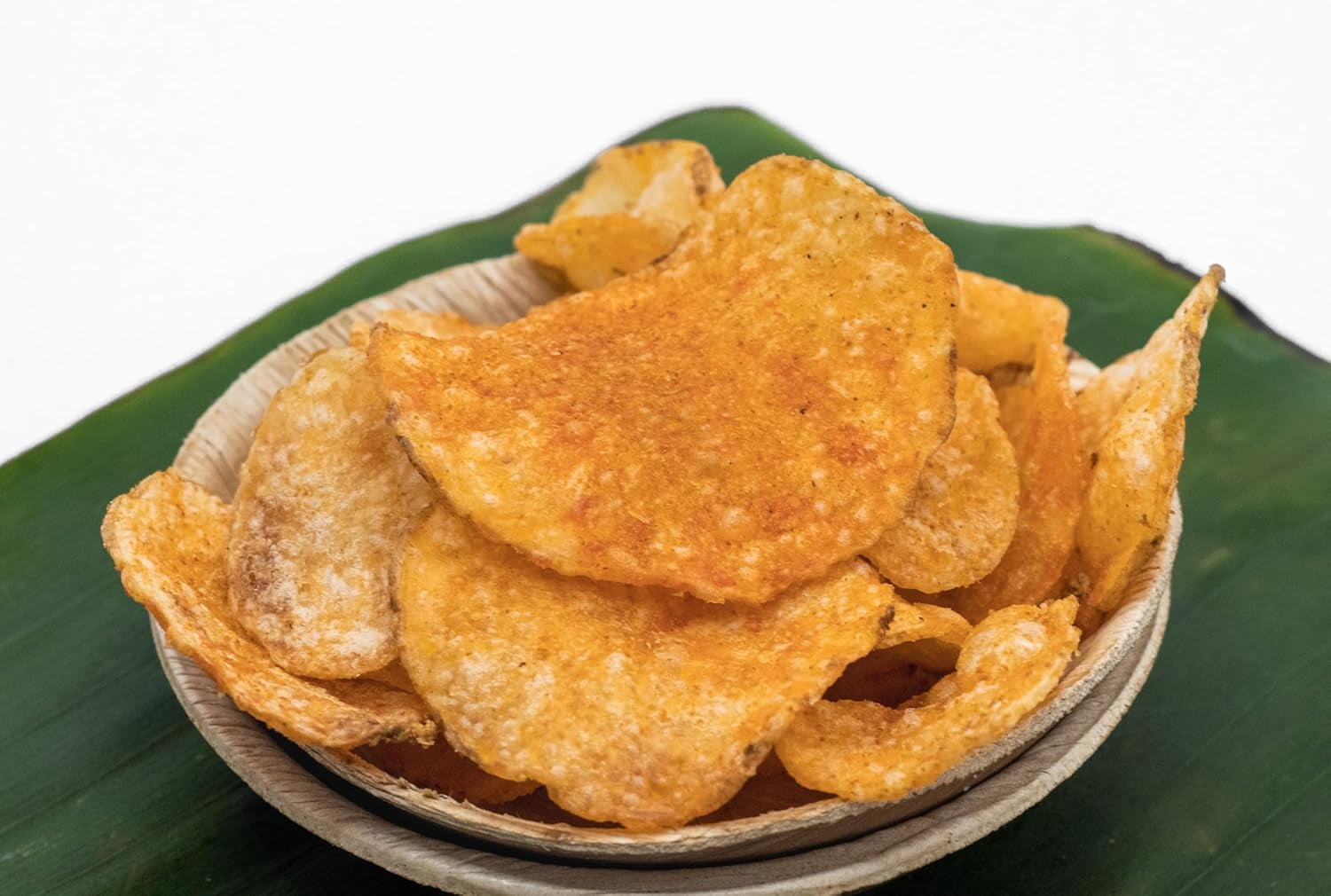 Shastha Grand Sweets and Snacks Spicy Potato Chips in Plastic Bags, 125g, pack of 2