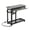 Black, variant on KIOOTTO Adjustable Mobile Desk with Power Outlet and Keyboard Tray, Rustic Brown