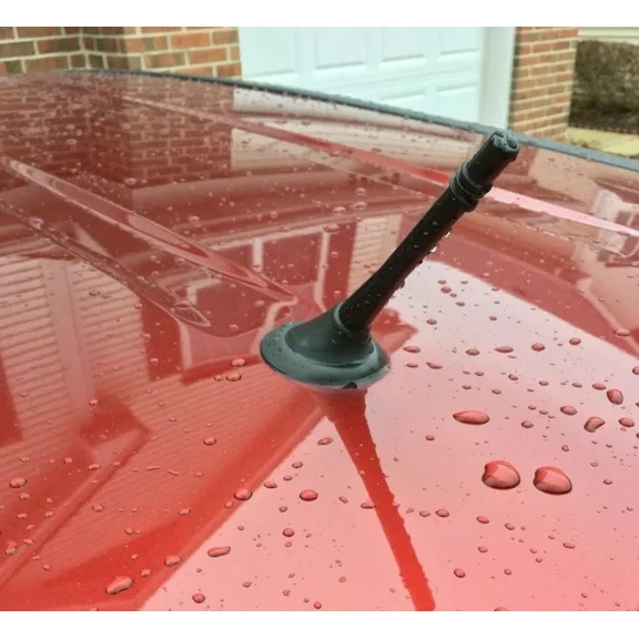 4'" inch Short Black Aluminum Antenna Mast AM/FM for MAZDA 3 2004-2018 Brand New