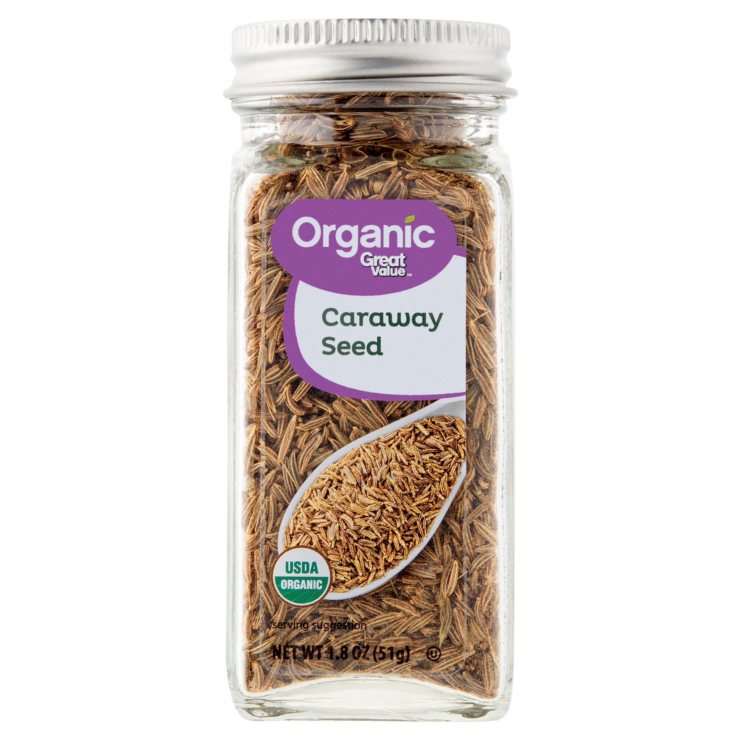Great Value Organic Caraway Seed, 1.8 oz