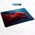 thumbnail image 2 of Tapete Mouse Pad Gaming Naceb Dragox Virtual Zone Rojo Microfibra 240mm x 310mm, 2 of 4