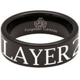thumbnail image 5 of Player 2 Gamer Couple Tungsten Carbide Ring, 5 of 9