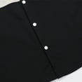 thumbnail image 4 of Yusimy Men's Solid Color Shirt Turn-Down Collar Snap Button Pocket Long Sleeve Modern Stylish, 4 of 8