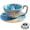 A, variant on Cute Seal Ceramic Mug, 3D Standing Figurine Cup With Ocean Beach Seashell Saucer, Novelty Coffee Tea Mug (1PC)
