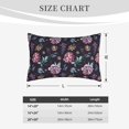 thumbnail image 4 of Honeii Roses Flowers Decorative Throw Pillow Case - Elevate Your Couch, Sofa, or Bed with Stylish Home Decor, Perfect Gift Idea-14"x20", 4 of 6