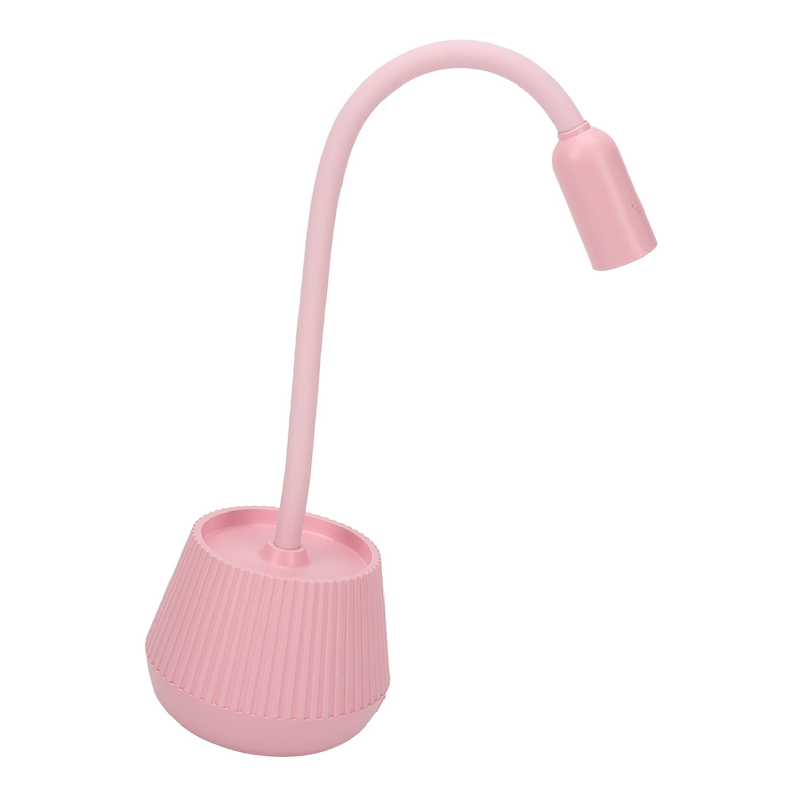 Gooseneck UV Nail Light Fast Drying 2 Gears Timing Gooseneck Manicure Table Lamp for Beauty Salon Pink