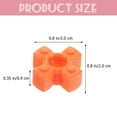JMXIANG Rubber Spider Insert 20mm Flexible Jaw Coupling Mat Plum Shape