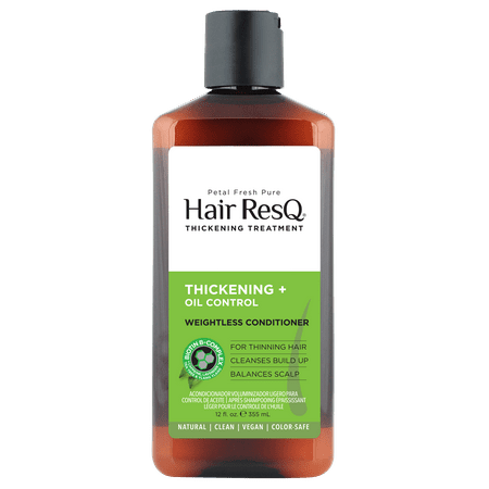 Petal Fresh Pure Hair ResQ Thickening Treatment Oil Control Weightless Conditioner with Biotin, 12 fl oz (355 ml)
