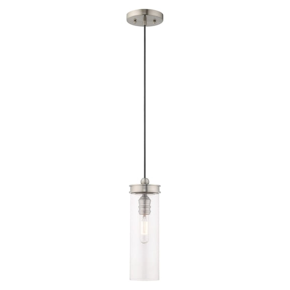 Livex Lighting - Art Glass - 1 Light Mini Pendant in Coastal Style - 5.13 Inches
