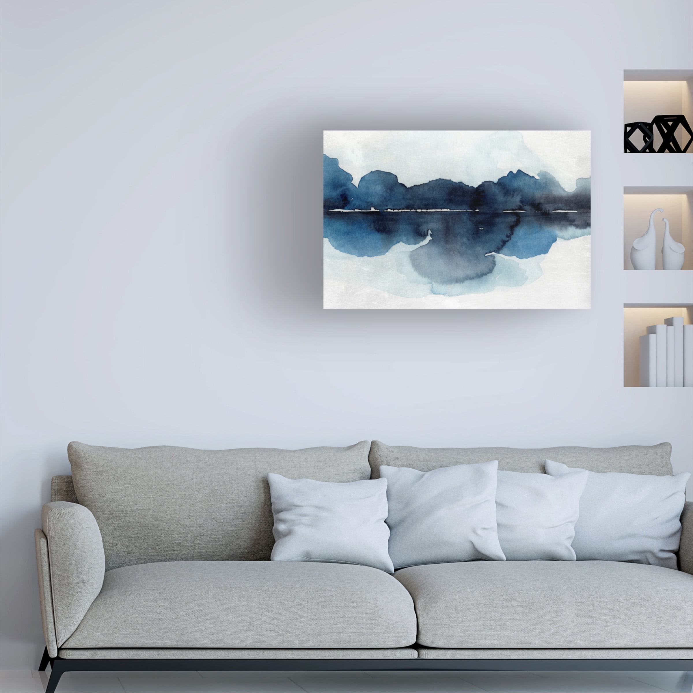 Annie Warren 'Mystic Horizon II' Canvas Art