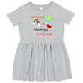 thumbnail image 3 of Inktastic Someone in Georgia Loves Me Girls Toddler Dress, 3 of 5
