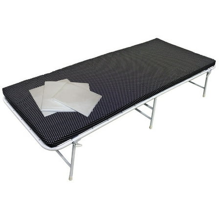 CORNER HOUSEWARES iBed Folding Bed and Mattress with Sheet Set